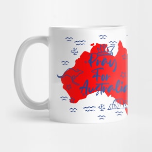 Pray for australia Mug